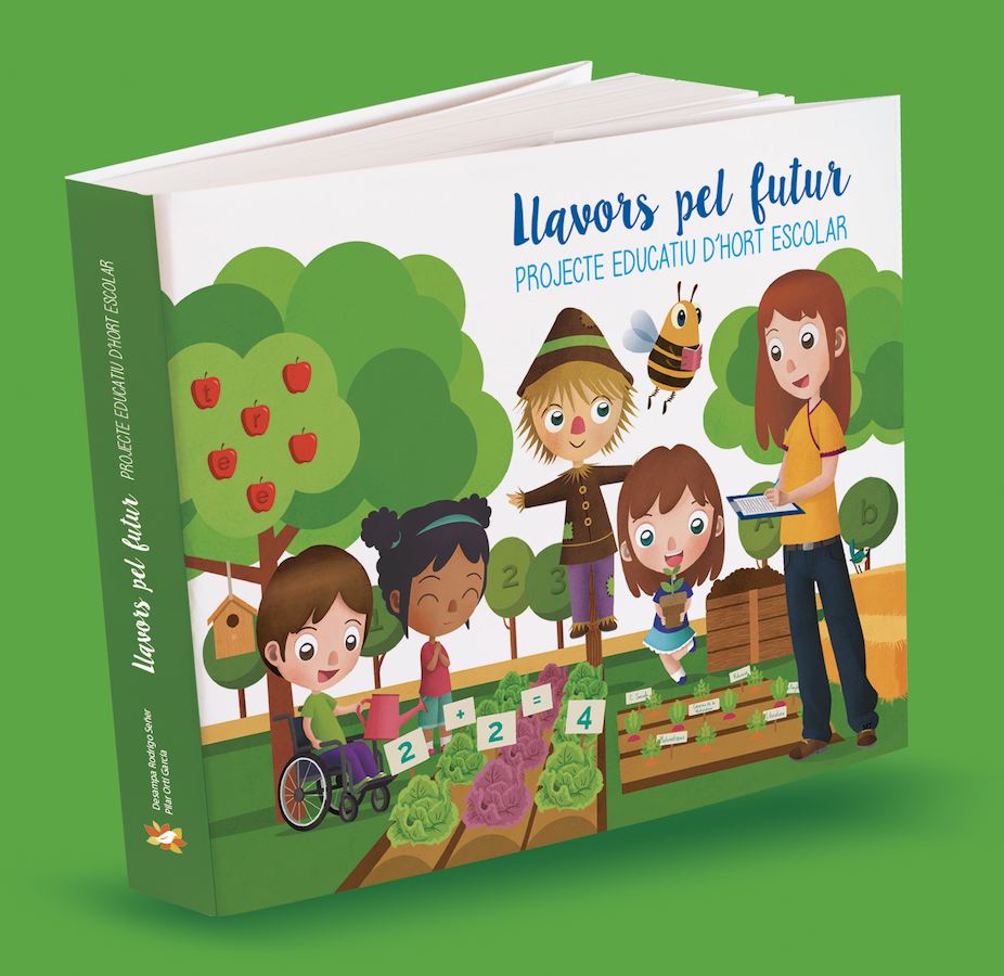 Libro sobre fondo verde